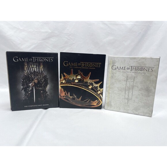 Game of Thrones Blu-ray Disc DVD Season 1 2 3 Box Set - Picture 1 of 7